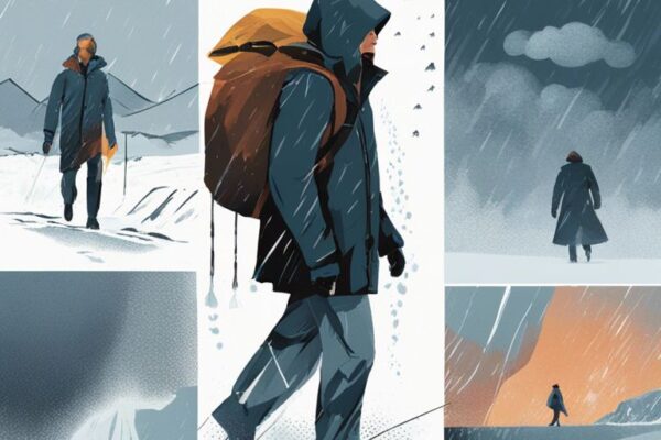 How does walking in different weather conditions affect the body?